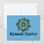 Gezegend Ostara Briefkaart (Voorkant / Achterkant)