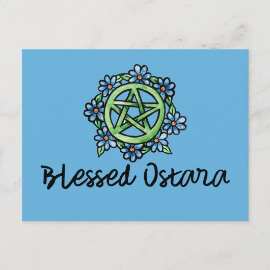 Gezegend Ostara Briefkaart (Voorkant)
