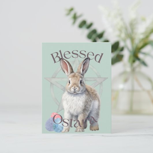 Gezegend Ostara Briefkaart (Staand voorkant)