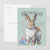 Gezegend Ostara Briefkaart (Voorkant / Achterkant)