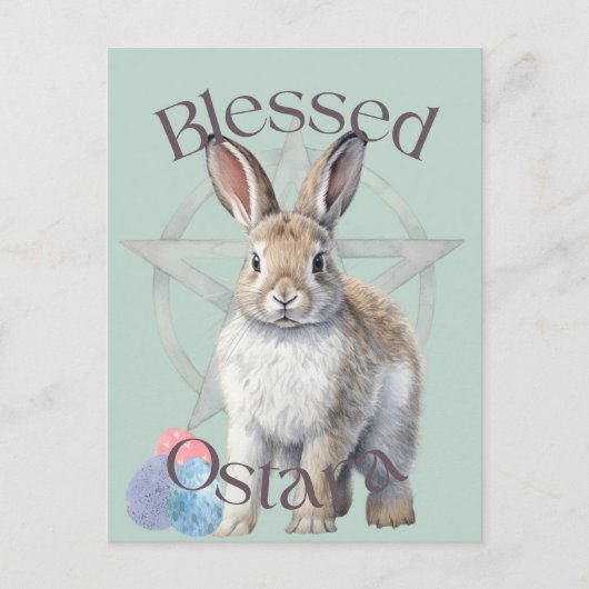 Gezegend Ostara Briefkaart (Voorkant)