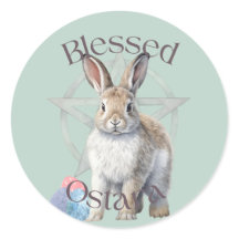 Gezegend Ostara Classic Ronde Sticker