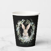 Gezegend Ostara Konijn Lente Pasen Papieren Bekers (Achterkant)