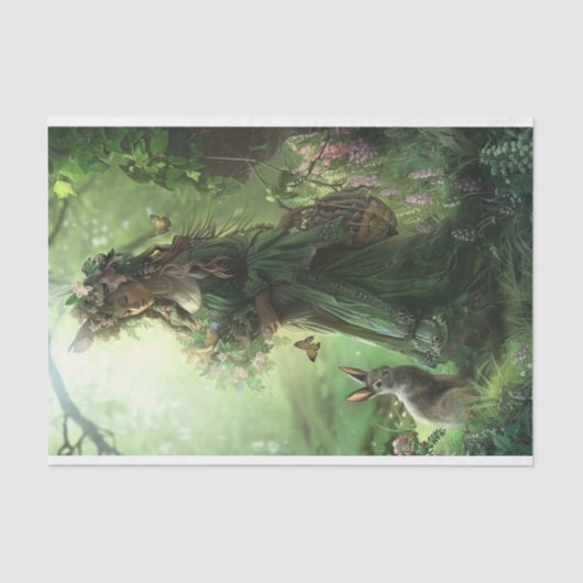 Gezegend Ostara Tissuepapier (Voorkant)