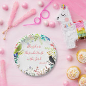 Gezegend Papieren Bordje (Feest)