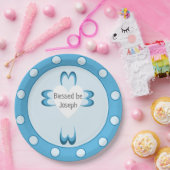 Gezegend Papieren Bordje (Feest)