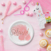 Gezegend Papieren Bordje (Feest)