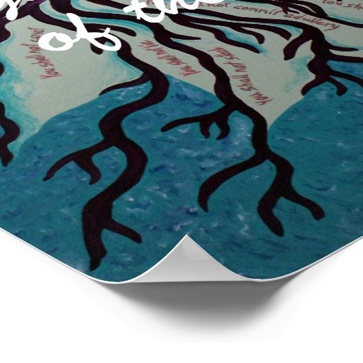 Gezegend Poster (Hoek)