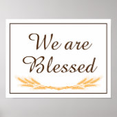 Gezegend Poster (Voorkant)