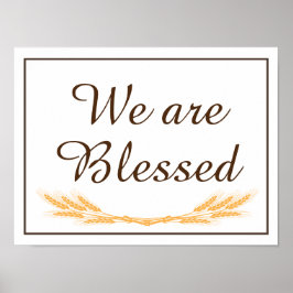 Gezegend Poster