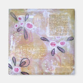 Gezegend - Psalm 1 Magneet (Voorkant)