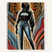 Gezegend Religieus Thema Notitieboek (Voorkant)