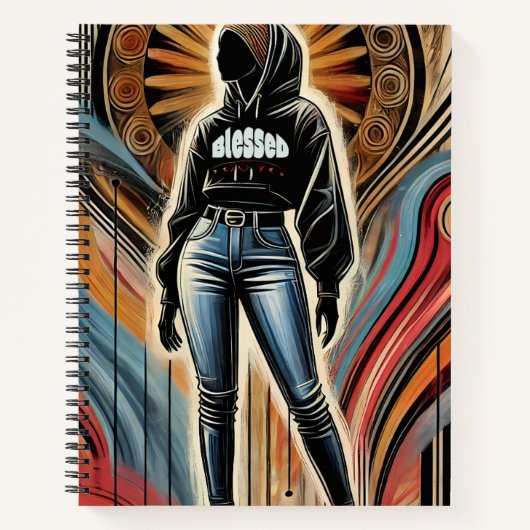 Gezegend Religieus Thema Notitieboek (Voorkant)