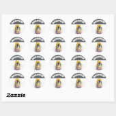 Gezegend Ronde Sticker (Vel)