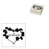 Gezegend Rubberstempel (Gestempeld)