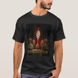 Gezegend saf in monstrant katholiek Christelijk T-shirt