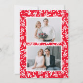 gezegend script | 3 foto vakantie Kaart (Achterkant)