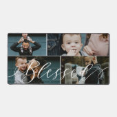 gezegend script | Happy Fathers Day 4 Fotocollage Bureaumat (Voorkant)