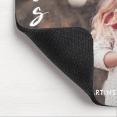 Gezegend Script Inspirerend kerstfoto Muismat (Hoek)