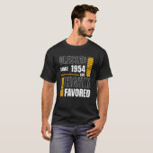 Gezegend sinds 1954 70ste verjaardag t-shirt (Voorkant volledig)