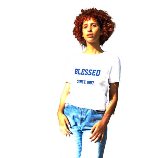 Gezegend sinds [vul in Jaar je hebt gered] T-Shirt