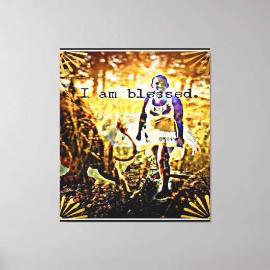 Gezegend Snoep Canvas Afdruk (Voorkant)