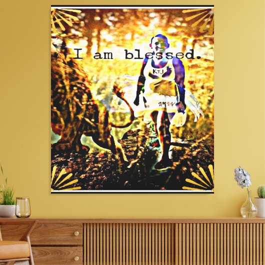 Gezegend Snoep Canvas Afdruk (Insitu (Woonkamer))