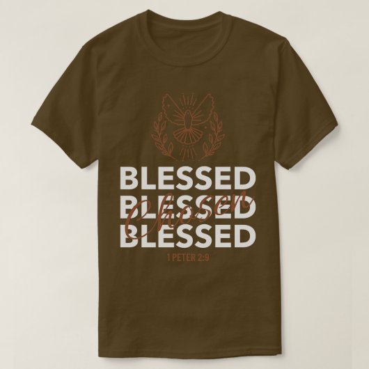 Gezegend T-shirt (Design voorkant)