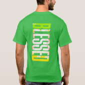 Gezegend T-shirt - Dankbaar leven in stijl (Achterkant)
