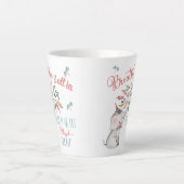 Gezegend Tante Olifant en Dragonfly Latte Mok (Voorkant)