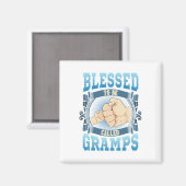 Gezegend te worden genoemd Gramps Gifts Gramps Vad Magneet (Voorkant / Achterkant)
