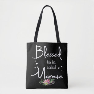 Gezegend te worden genoemd Mamie Schattige Daisy F Tote Bag