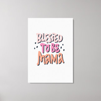 gezegend te zijn canvas afdruk