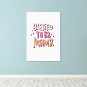 gezegend te zijn canvas afdruk (Insitu (Houten vloer))