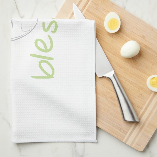 Gezegend Theedoek (Quarter Fold)