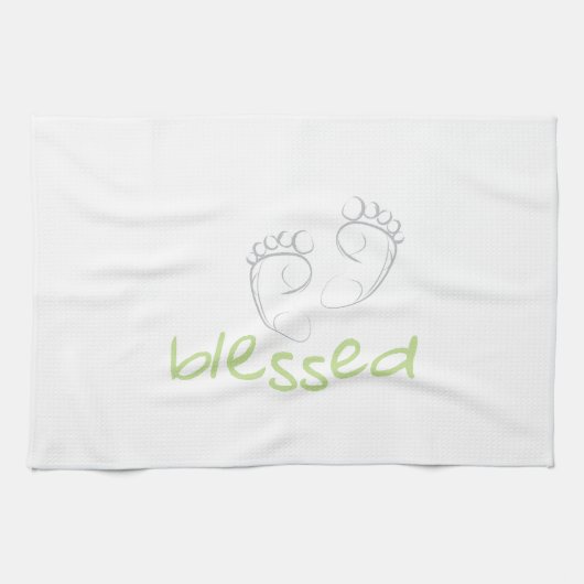 Gezegend Theedoek (Horizontaal)