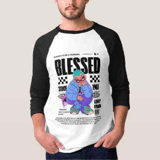 Gezegend uniek T-shirt
