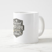 Gezegend vadersleven grote koffiekop (Voorkant rechts)