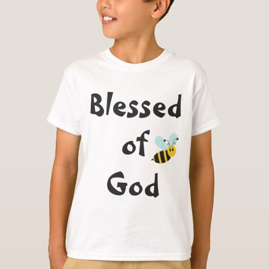 Gezegend van God Bumblebee T-shirt (Voorkant)