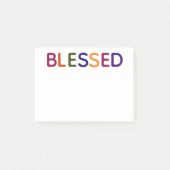 Gezegend Veelkleurig 4 x 3 Post-it® Notes (Voorkant)