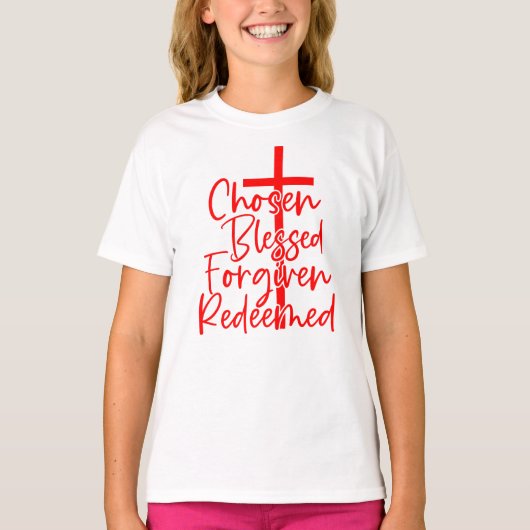 Gezegend Vergeven Verlost-5572 T-shirt (Voorkant)