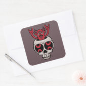 Gezegend Vierkante Sticker (Envelop)