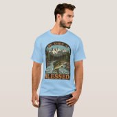 Gezegend Visserij Scene T-shirt (Voorkant volledig)