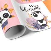 Gezegend voorbij de maat; gezegend, kies vriendeli cadeaupapier (Rol Hoek)