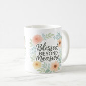 Gezegend voorbij Maatregel 15 Oz Koffie Mok (Voorkant rechts)