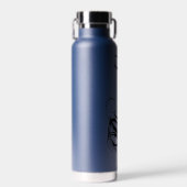 Gezegend! Waterfles (Navy) (Voorkant)
