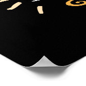 Gezegend wordt vervolgd vanwege de ernst poster (Hoek)