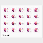 Gezegend & zeer begunstigd vierkante sticker (Vel)