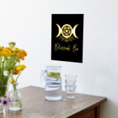 Gezegend zij drievoudige maangodin folie afdrukken (Laag (Keuken))