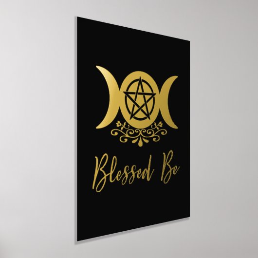 Gezegend zij drievoudige maangodin folie afdrukken (Laagn)